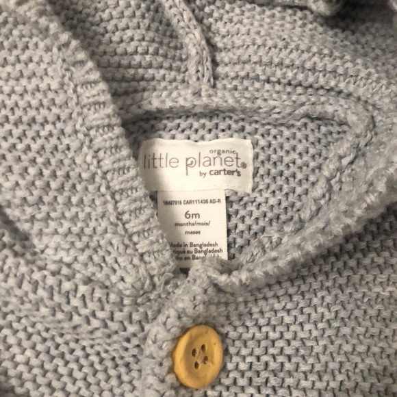 Little Planet by Carters organic knit cardigan - Picture 2 of 2